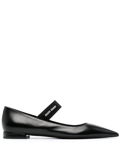 miu miu ballet flat|farfetch ballet flats.